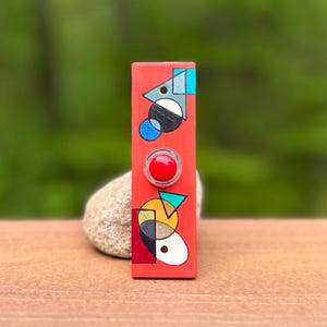 Doorbell - Abstract - Wood
