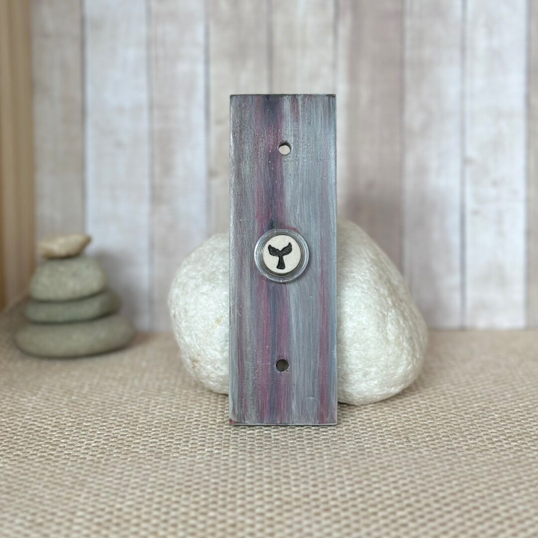 Doorbell Maple Choice of Any Button Etsy