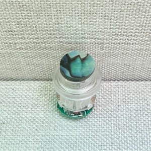 Doorbell  Center Button - LED - Wired  - Green Paua - Mother of Pearl