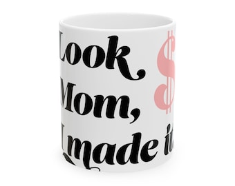 Inspirational Ceramic Mug - Perfect for Moms, Gifts for Graduates, Celebration of Achievements, Coffee Lover&#39;s Gift, Home Decor
