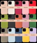 Custom Colour Silicon Case compatible for iPhone 16, 15, 14, 13, 12, 11, Pro / Max / Plus Soft Touch, Smooth Finish Inner Microfiber product logo
