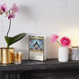 Carte d'anniversaire Magic the Gathering | Cadeau d'anniversaire fantastique pour joueur | Carte magique MdD | Téléchargement numérique