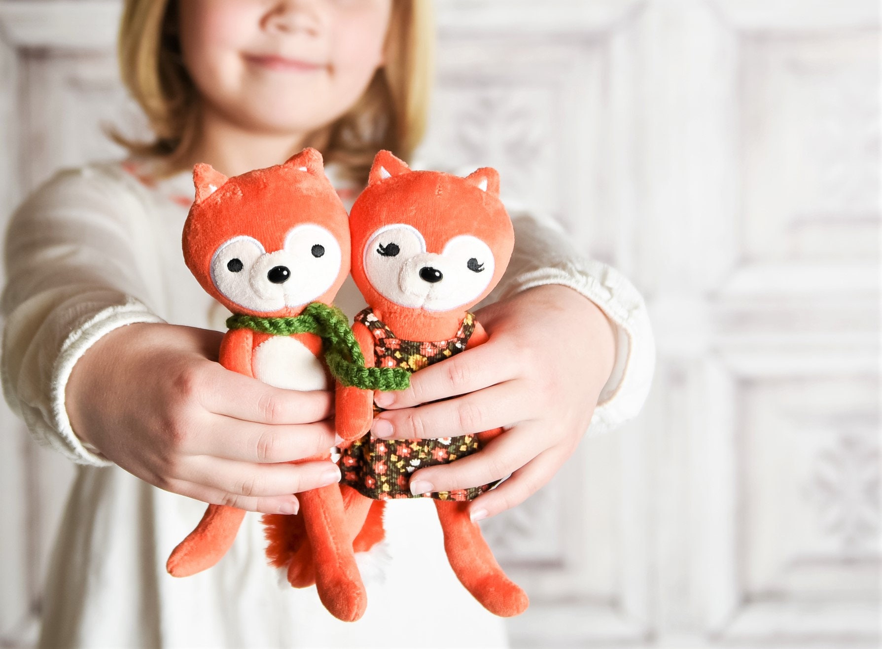 woodland stuffed animal set
