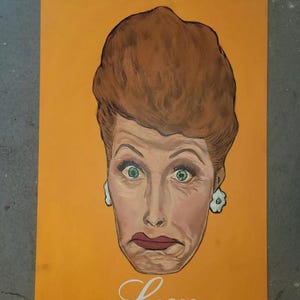 I Love Lucy Artwork 24x36