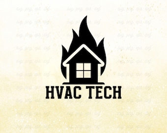 HVAC Tech Graphic, Funny HVAC Design (svg, png, eps, dxf)