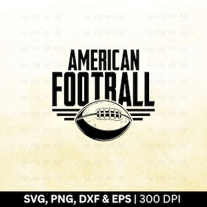 Football américain Svg, Svg maillot de football, ballon de rugby Svg, sport américain Svg, football USA Svg, Svg maillot de sport, fichier coupé Png Eps Dxf