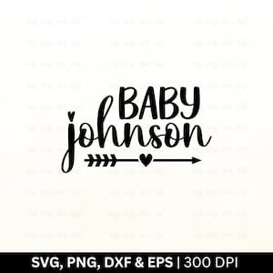 Arquivo SVG Baby Johnson | Anúncio de Gravidez SVG, Anúncio de Bebê SVG, Nova Mamãe SVG, Maternidade SVG, Bebê Chegando em Breve SVG, Cortar PNG EPS DXF