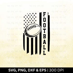 PNG Svg de football | Football américain, Png Svg de sport, Svg de sport américain, Svg de t-shirt de football, Football Eps Dxf, fichiers coupés Png Eps Dxf