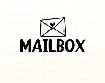 Mailbox with Heart Svg Png: Postal Worker Shirt Design (Digital Files)