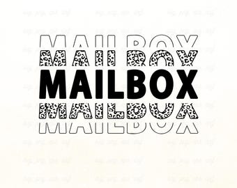 Leopard Mailbox SVG: Postal Worker Shirt Design (Digital Download)