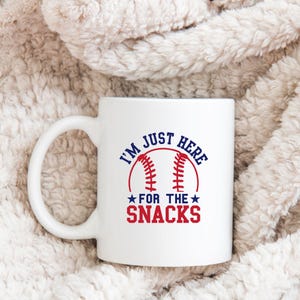 I'm Just Here For The Snacks Svg Png, Baseball Svg, Baseball Shirt Svg, Baseball Mom Svg, Baseball Sports svg, Sports Svg, Files Png Eps Dxf