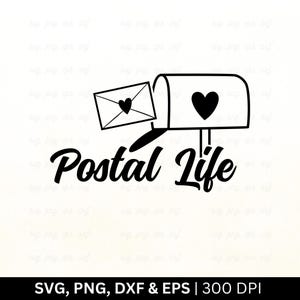 Post-Leben SVG-Datei | Postangestellter Shirt SVG | Mail Carrier SVG, Post Service SVG, Post Geschenke, Mailbox Shirt SVG, Cut Png Eps Dxf