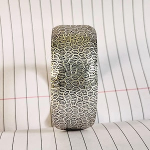 Oxidized 925 Sterling Silver Hammered Bangle - Handcrafted Designer Jewelry