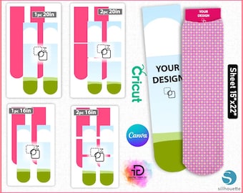 Sock Jig Template, Sock Jig, Sock Jig SVG, Sock Insert Template, Sock jig Sublimation, Ankle Sock Template, Sock Jig Bundle, Sock Jig Canva