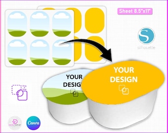 Snack Stack Label, Snack Stack Template, Snack Stack Topper Label, Snack Stack Chip Box, Party Favor Template, Snack Stack Mockup, Food Box