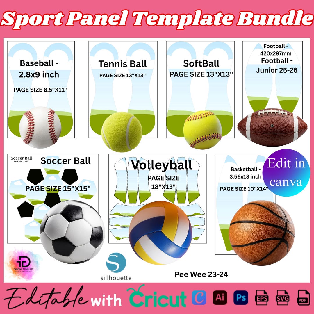 Football Panel Ls Sports Panel Templates, Football Panel Template, Baseball Panel ...
