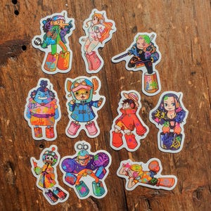 One Piece Sticker Pack ( egghead island) | 10 pack