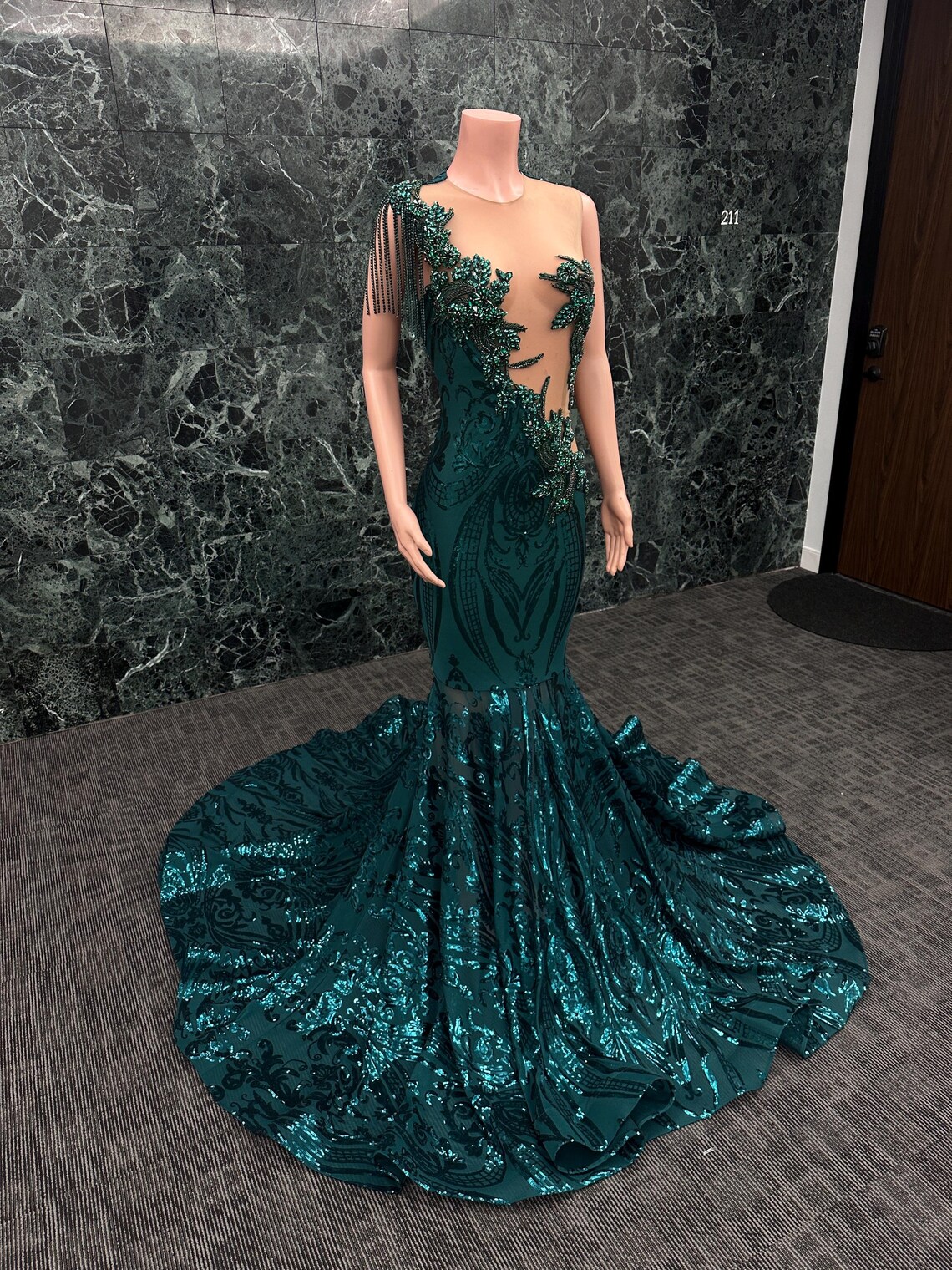 Peregrine Dress Green