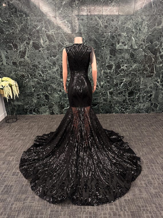 strapless open back dress 2025 Black Prom Dresses Long ,Homecoming Dresses, Party Dresses Women' –  kingbridals