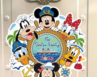 Personalized Wdw Cruise Line 2026 Magnet, Custom Mickey and Friends Family Cruise Magnet, Wdw Wish Dream Fantasy Wdw Cruise Magnet