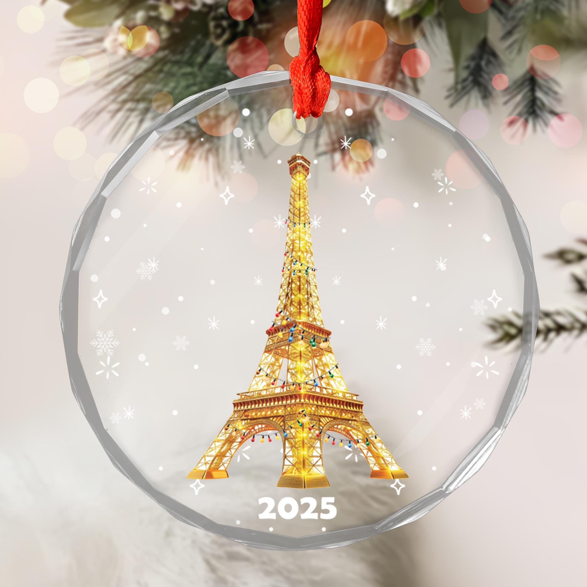 Eiffel Tower Xmas - Etsy