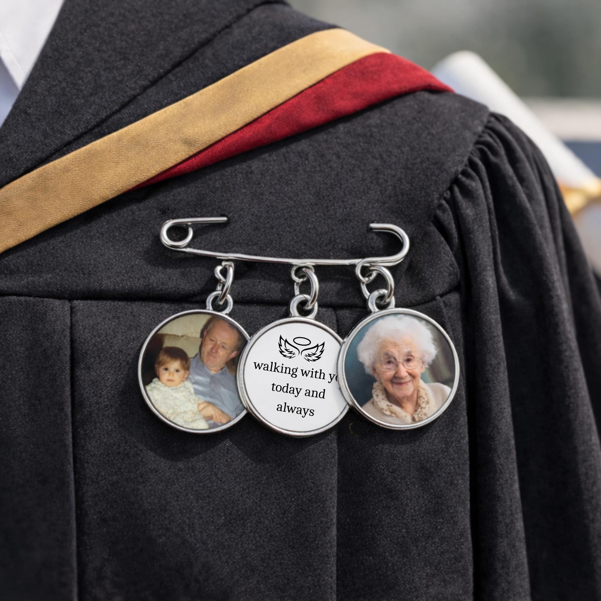 Ot Graduation Pin Personalized Graduation Lapel Pin With Photo Charms, Graduation Day ...