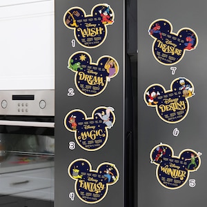 Personalized Disney Cruise Ship Magnet, Custom Disney Cruise Line Door Decor, Family Cruise Trip, Wish Magic Dream Fantasy Stateroom Door