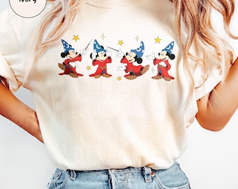 Wdw Fantasia Mickey Shirt, Fantasia Mickey Tee, Mickey Fantasia Sorcerer Sweatshirt, Wdwland Family Matching Shirt, WDW Trip Outfit