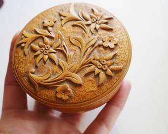 Incredible carved wood antique box