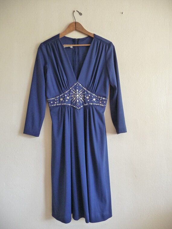 royal blue engagement dress
