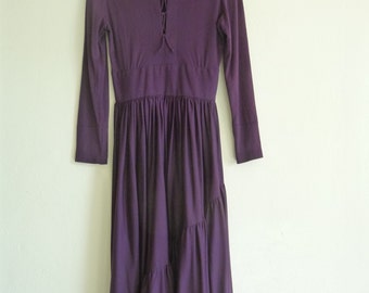 plum purple maxi dress, xsmall small