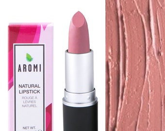 Perfect Nude Natural Lipstick, nude lipstick, rosy lipstick, vegan, cruelty-free, natural makeup, cosmetics, gluten free, moisturizing, lips