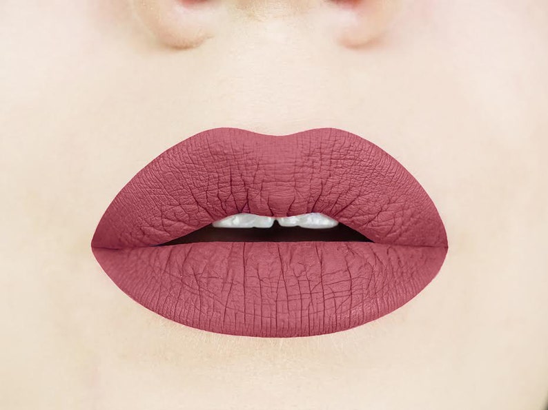 Stella Rosae Liquid Lipstick. Matte Lipstick. Chestnut Rose Lipstick. Nude Lipstick. Rose Lipstick. Vegan Lipstick. Gluten Free image 5