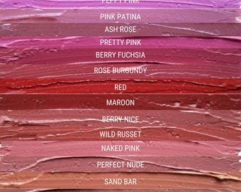 Aromi Natural Lipstick, Vegan & Cruelty-free Lipstick, Natural Beauty, Organic Ingredients, Dye-free Makeup, Creamy, Satin Finish