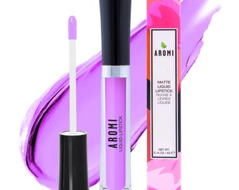 Pink Periwinkle Matte Liquid Lipstick | Bright Lilac Lip Color for Women, Bright Lavender, Purple, Vegan, Cruelty-free, Long-Lasting