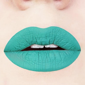 Teal outlet green lipstick