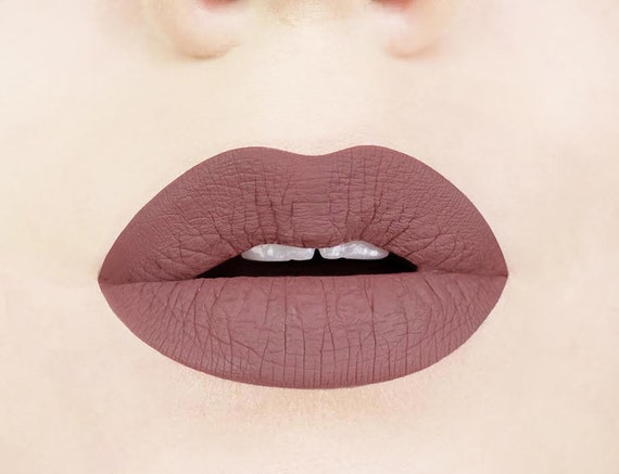 Sepia Braun Flussigen Lippenstift Flussigkeit Zu Matte Etsy