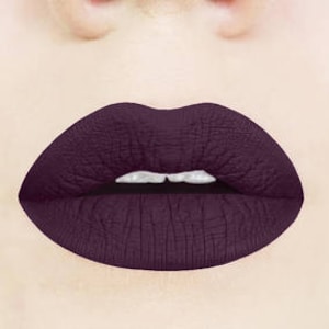 Gothic Plum Matte Liquid Lipstick. Glossy to Matte Liquid Lipstick. Dark Lipstick. Vegan and Cruelty-Free. Dark Plum Lipstick. Vampy, Gothic