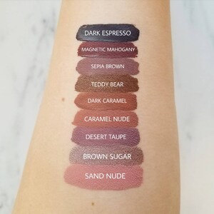 Sand Nude Matte Liquid Lipstick. Nude Liquid Lipstick, Vegan and Cruelty-free Lipstick, Light Brown Liquid Lipstick, Cosmetics, Makeup image 8
