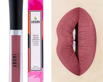Stella Rosae Liquid Lipstick. Matte Lipstick. Chestnut Rose Lipstick. Nude Lipstick. Rose Lipstick. Vegan Lipstick. Gluten Free