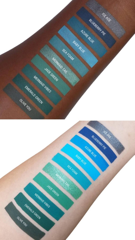 Rouge A Levres Liquide Bleu Bebe Rouge A Levres Bleu Clair Etsy