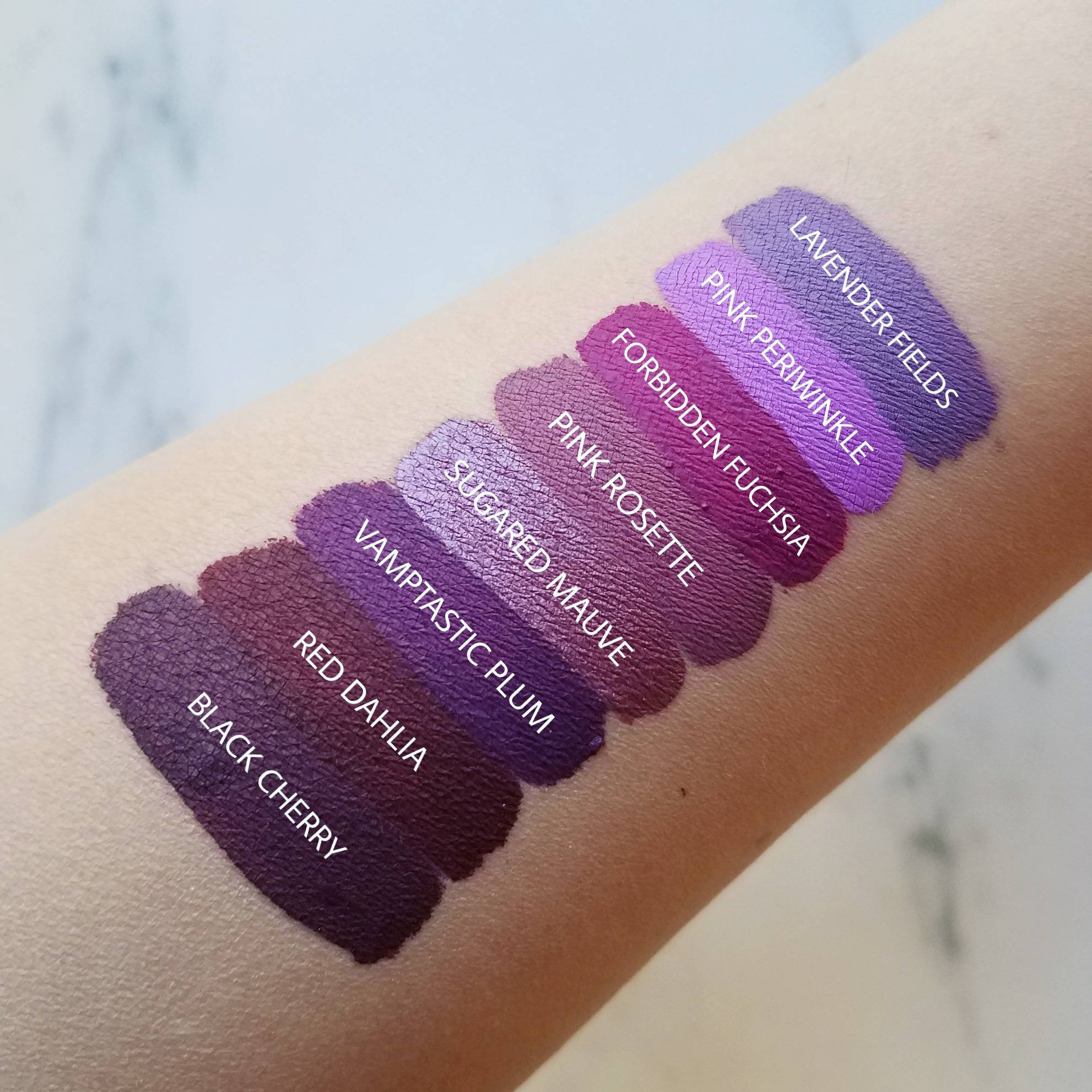 Lavender Fields Matte Liquid Lipstick. Purple. Glossy to Matte