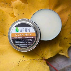 Sexy Man Solid cologne.  Men's Cologne.  Manly.  Fragrance. Men's Gift.  Unique Men's Gift.  Manly Gift. Fathers day gift. men's fragrance.