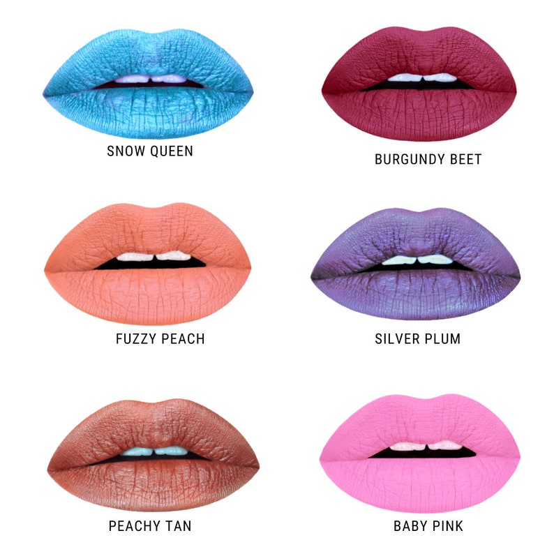 Silver Plum Metallic Liquid Lipstick Metallic Lipstick - Etsy