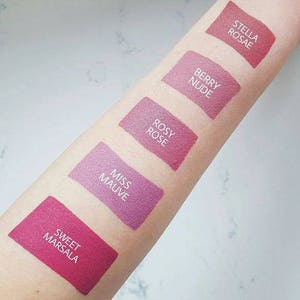 Stella Rosae Liquid Lipstick. Matte Lipstick. Chestnut Rose Lipstick. Nude Lipstick. Rose Lipstick. Vegan Lipstick. Gluten Free image 7