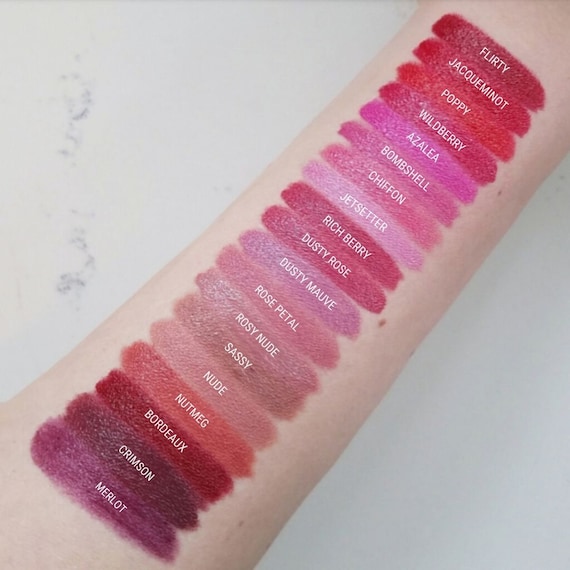 Real Purity Vegan Lipstick Swatches And Review