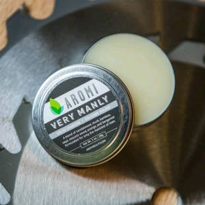 Very Manly Solid Cologne, Men&#39;s Fragrance, Travel Cologne, Vegan Cologne, Gift for dad, Fathers Day Gift, Balm and Salve, Cruelty-free Men