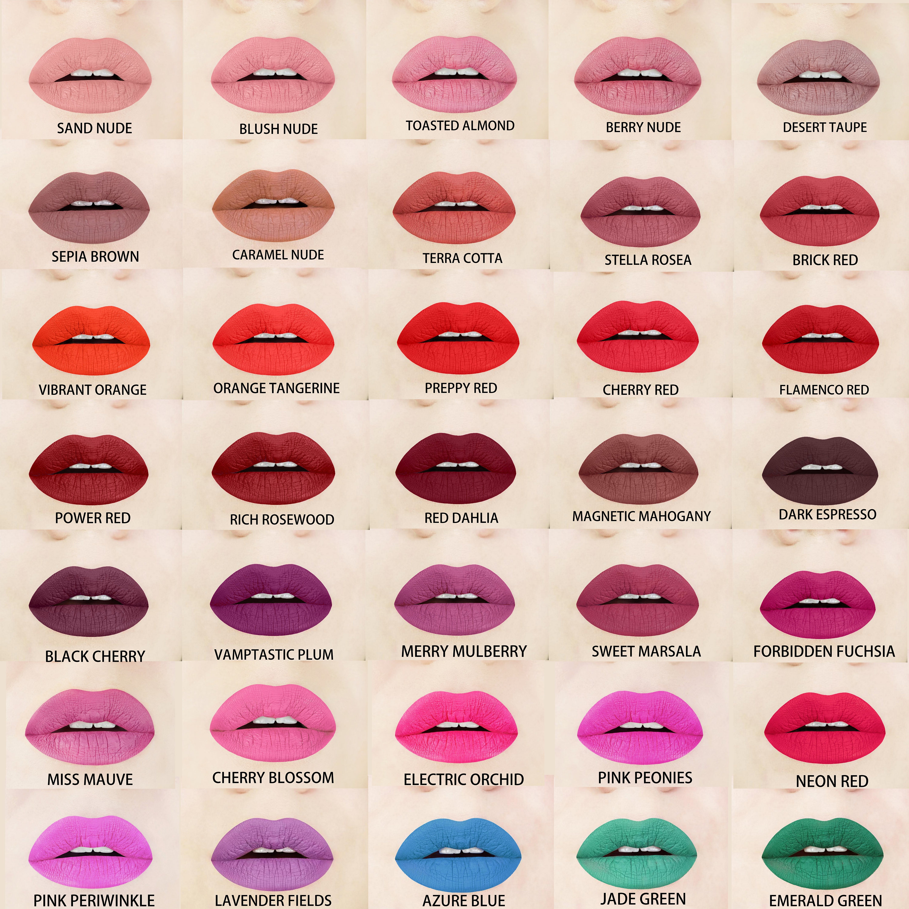 Shades of lipstick discount