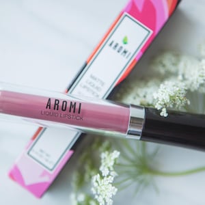 Rosy Rose Liquid Lipstick. Matte Liquid Lipstick, Dusty Rose Lipstick, Vegan Liquid Lipstick, Cruelty-free Lipstick, Pink, Rose Lipstick