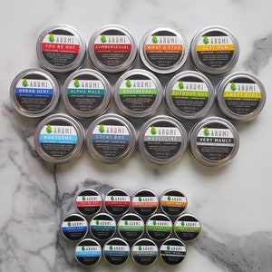 All 13 Solid Cologne Samples - Men's Solid Fragrance, Mini Size, Sample Pack, Manly Gift Idea, Vegan Cologne, Cruelty-free,Travel Cologne image 7
